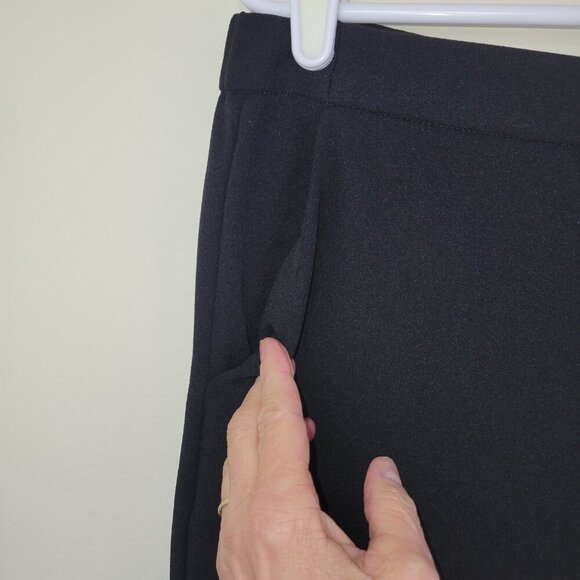 Truth by Republic Women’s Black Stretch Wide Leg Flare Pull-On Pants Size 10 - Picture 6 of 12